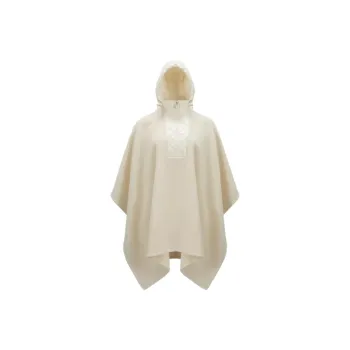 Moncler Logo Patch Hooded Cape