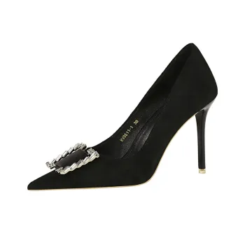 GOSO Slim Heel High Heels Women's Black