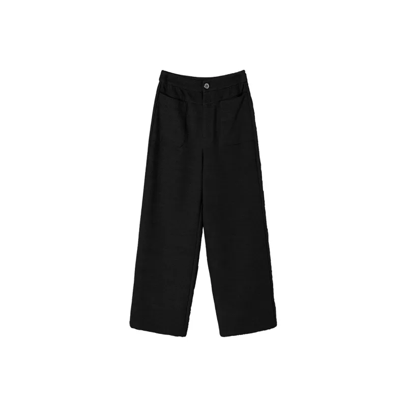 MEETLADY Straight Casual Pants Women's-0
