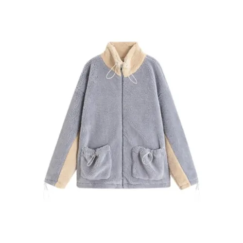 KING PRINCE Puffer Jackets Unisex Light Blue