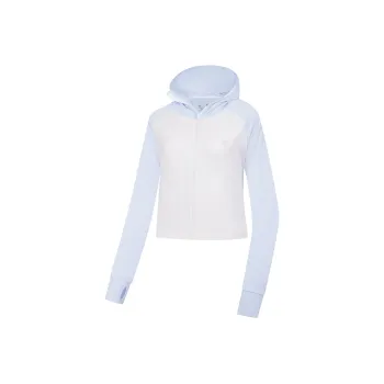 QIAODAN Sun Protection Clothing Women's Light Photo Blue/Jordan White