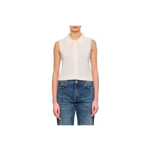 THOM BROWNE 4 Bar Cropped Vest
