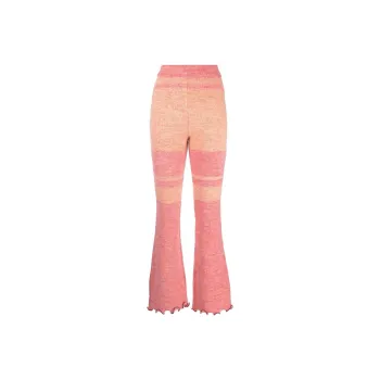 ANDERSSON BELL Stripe print Knitted Trousers