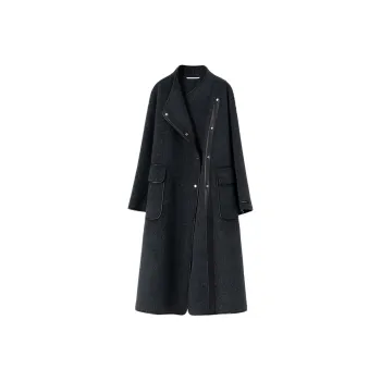 SOON FLOWER Coat Women's Black Gray