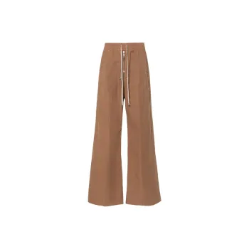 Rick Owens DRKSHDW Gabardine Straight Leg Drawstring Trousers