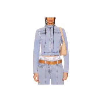 Lioness SS24 Denim Jacket Women's Washed Blue