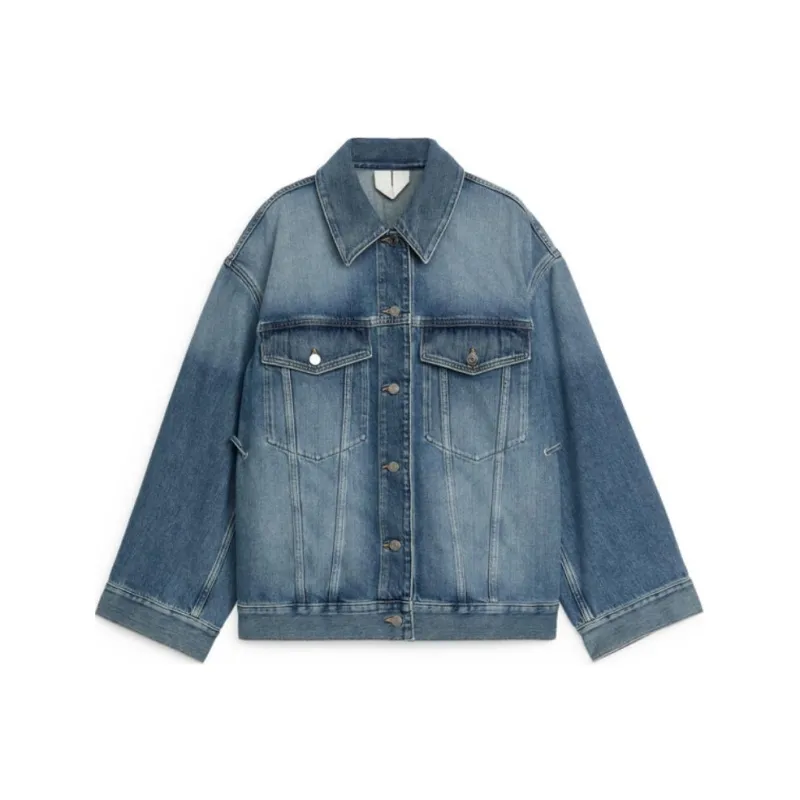 ARKET Denim Jacket Women's Washed Blue-0