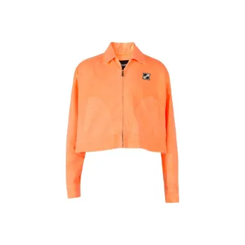 WE11DONE Denim Jackets Women's Orange