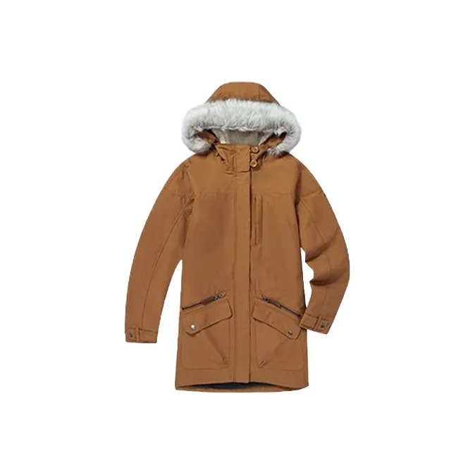 Columbia Windbreaker Jackets Women's Brown-0
