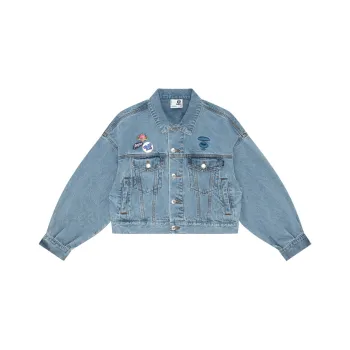 Aape Logo appliqué Denim Jacket
