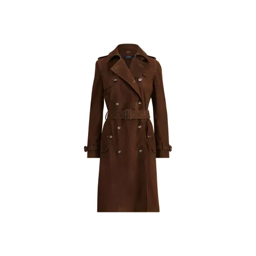 Polo Ralph Lauren Trench Coats Women's Brown