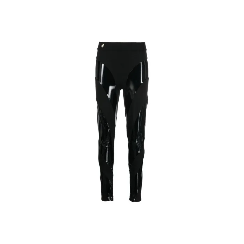 PHILIPP PLEIN Contrasting Panel Leggings-0