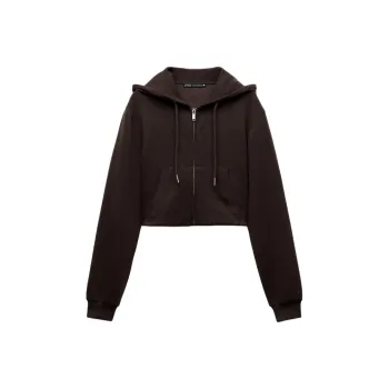 ZARA Sweatshirts Women's Brown