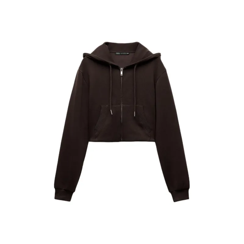 ZARA Sweatshirts Women's Brown-0