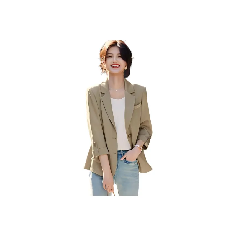 XWI Business Suit Women's Gray Pea Green-0