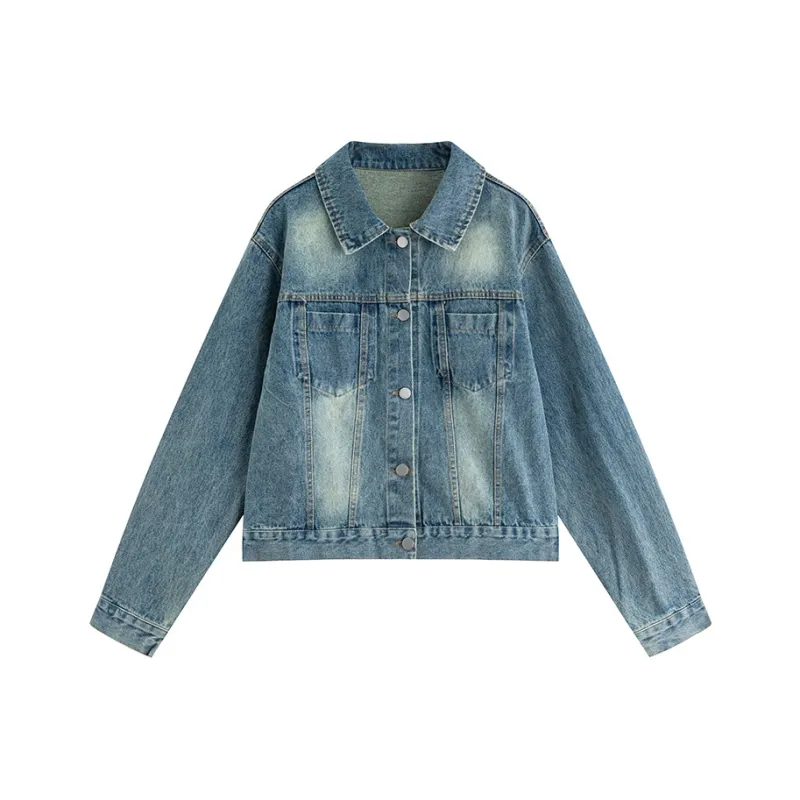 Juden Choi Denim Jacket Women's Blue-0