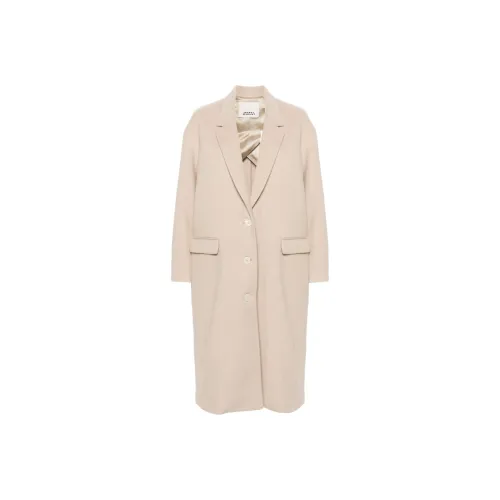 ISABEL MARANT Efezia Single-Breasted Straight Hem Coat