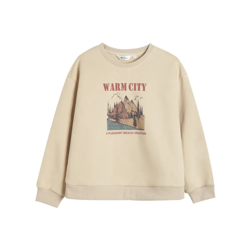 Olrain Sweatshirt Women's Khaki-0