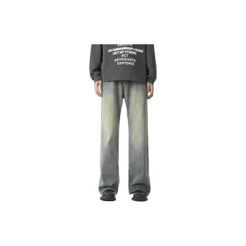 REXSHION Jeans Unisex Vintage Blue