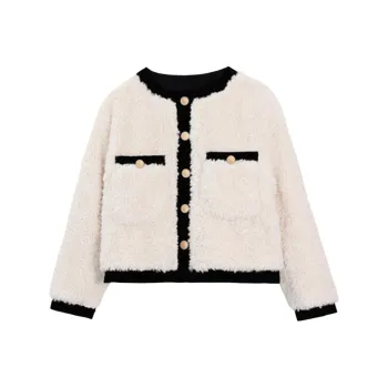 PAIN OR PLEASURE Cropped Coats Women's