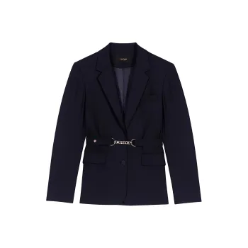 Maje Belted Blazer