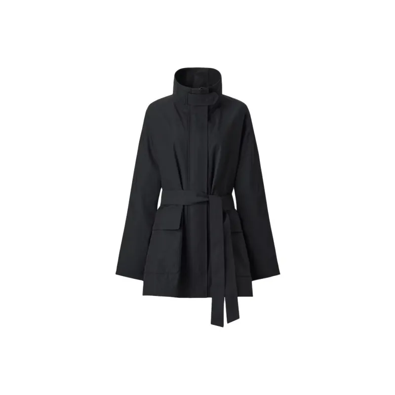 UNIQLO Trench Coat Women's Black-0