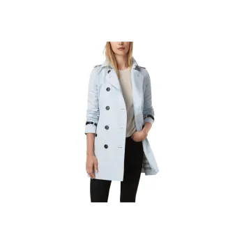 Burberry Trench Coat Women's Light Blue