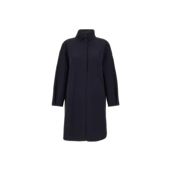 HERNO High Neck Long Sleeved Coat