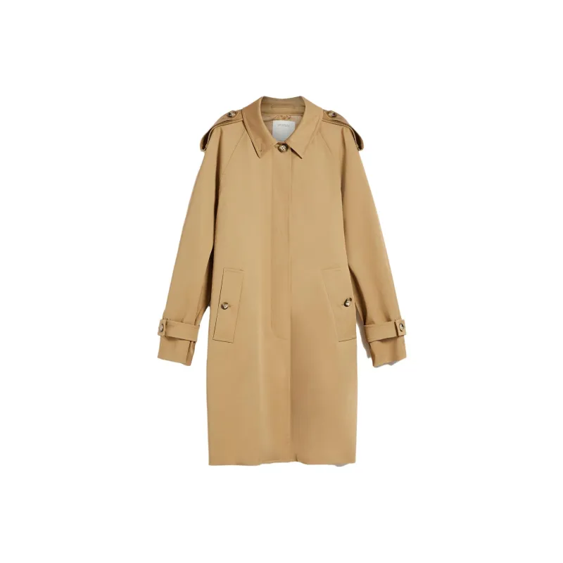 SportMax Buttoned Long Sleeved Coat-0