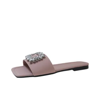 Puppytown Rubber Sole Slip Resistant Abrasion Resistant Slide Slippers Women's
