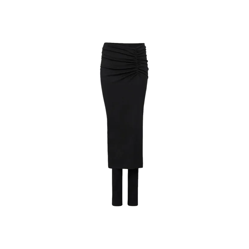 Alaia Draped Skirt Pants-0