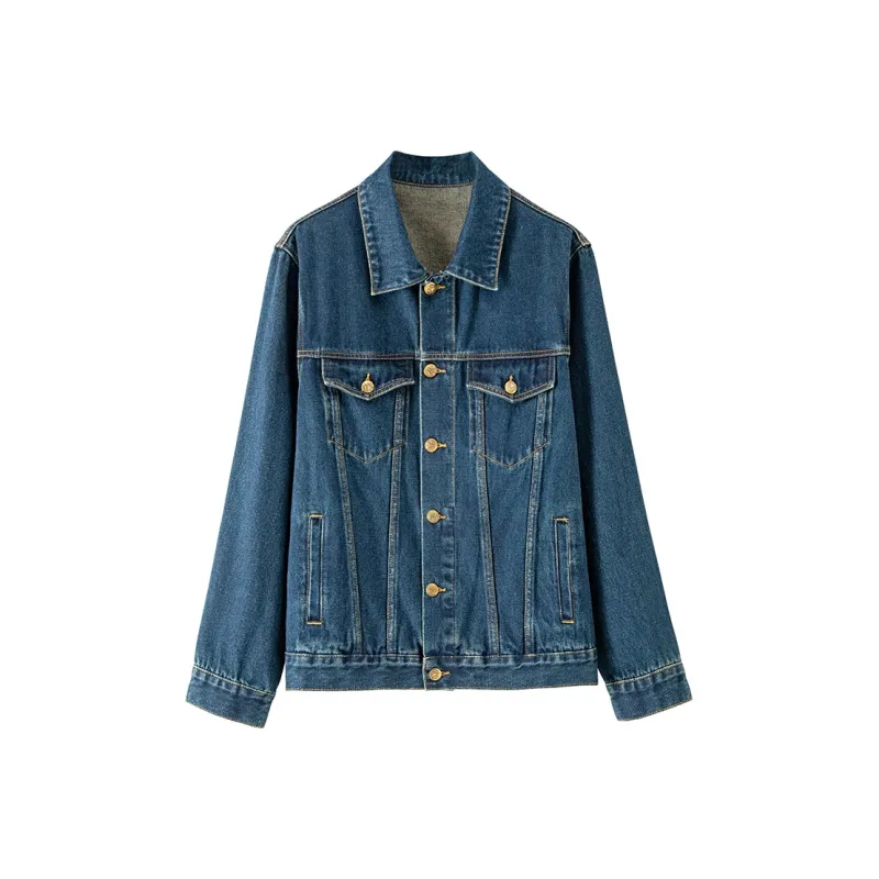 BANANA CICI Denim Jacket Women's Blue-0