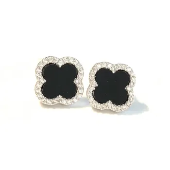 Yi Zhi Jing Agate Stud Earrings Women's