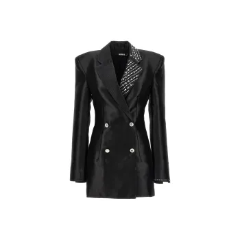 Rotate Embellished Double-breasted Blazer Dress