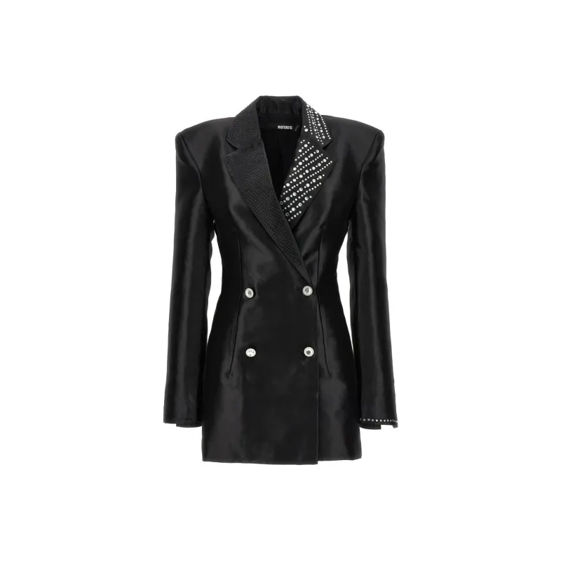 Rotate Embellished Double-breasted Blazer Dress-0