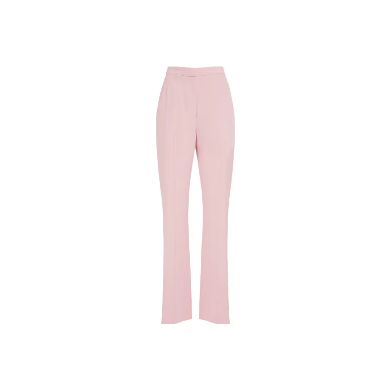 Alexander McQueen High Waist Flared Tailored Trousers-0