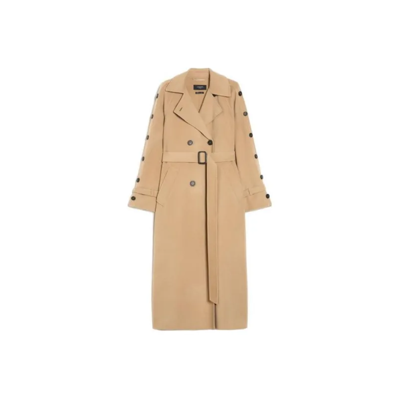 WEEKEND MaxMara Coat Women's Khaki-0