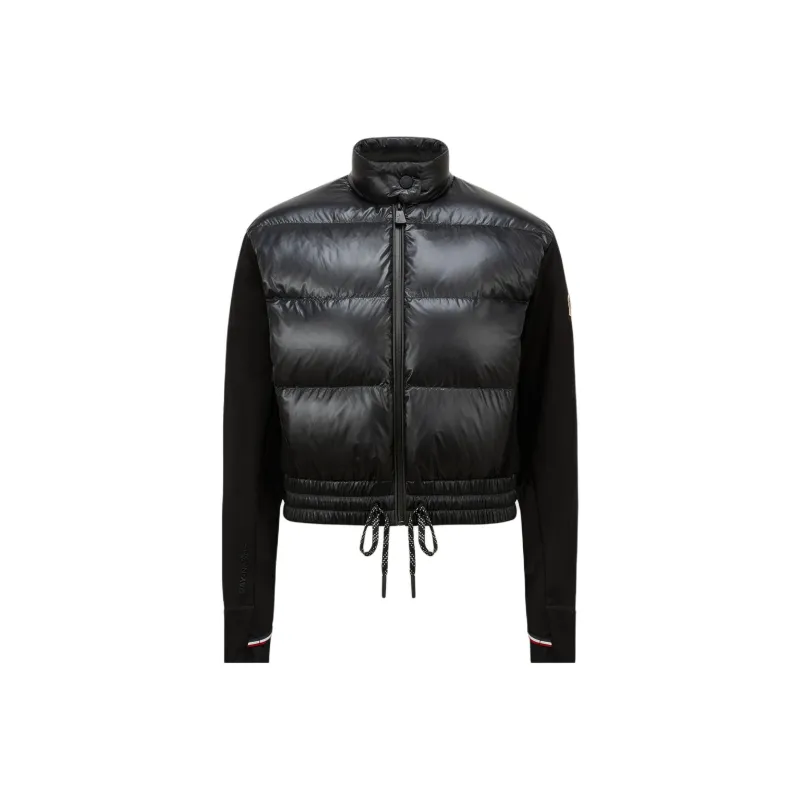 Moncler Grenoble Padded Zip Up Jersey Cardigan-0