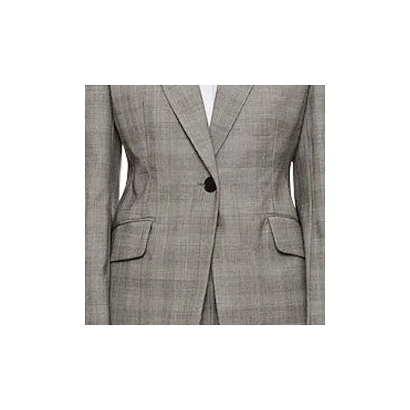 Alexander McQueen Prince Of Wales Single-breasted Blazer-3