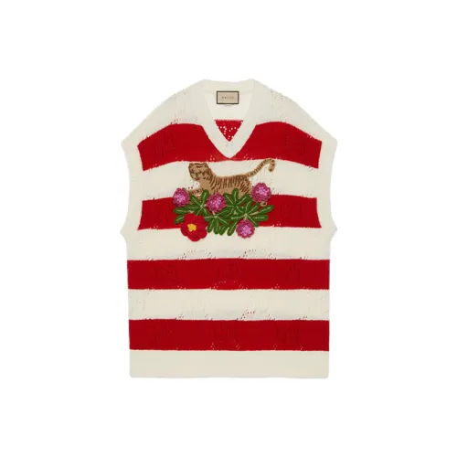 GUCCI Vests Women's Red