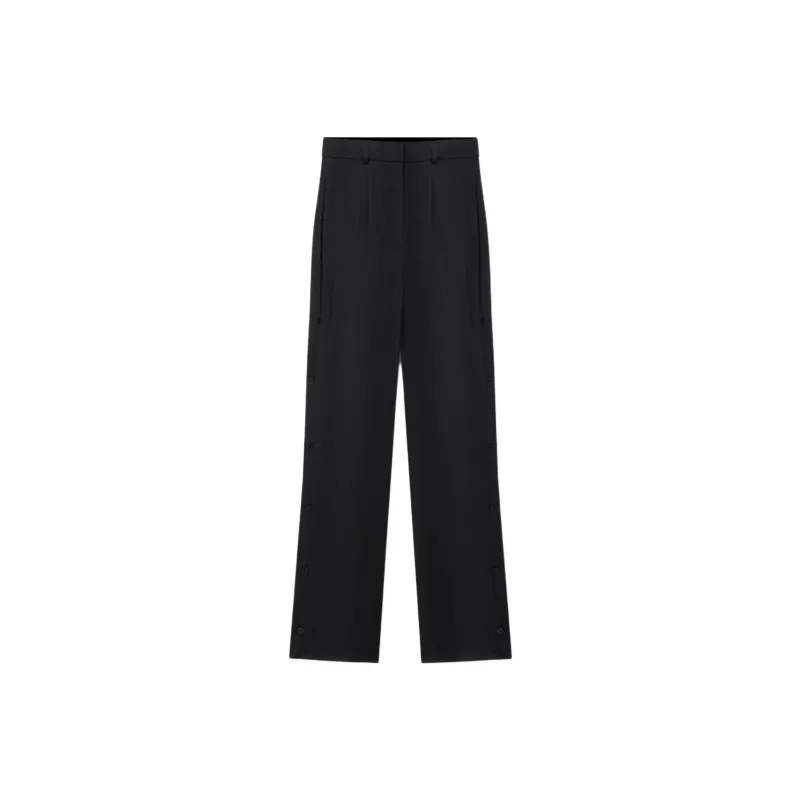 NANUSHKA Felina Straight Leg Satin Trousers-0