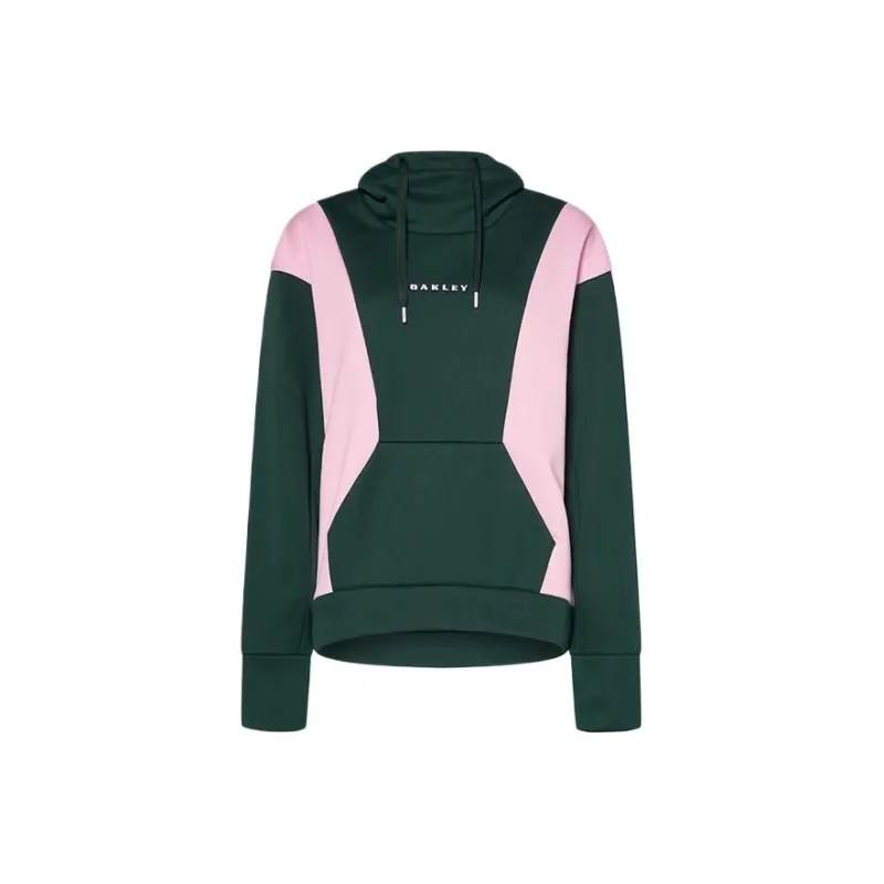 Oakley ROSY RC FLEECE HOODIE Sweatshirt Women's Green/Pink-0