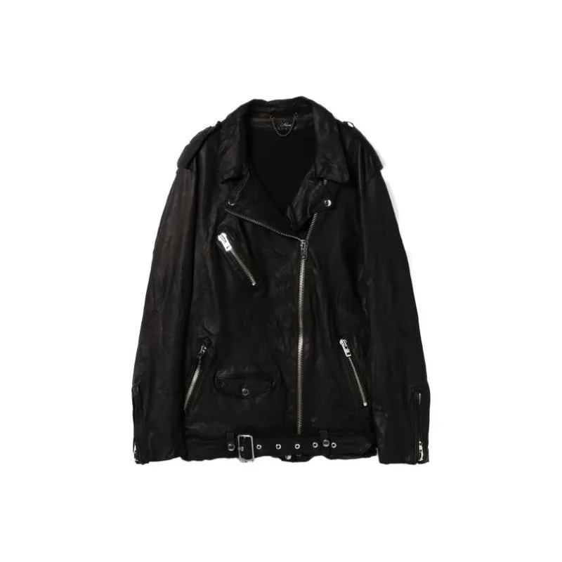 Beams Leather Jackets Women's-0