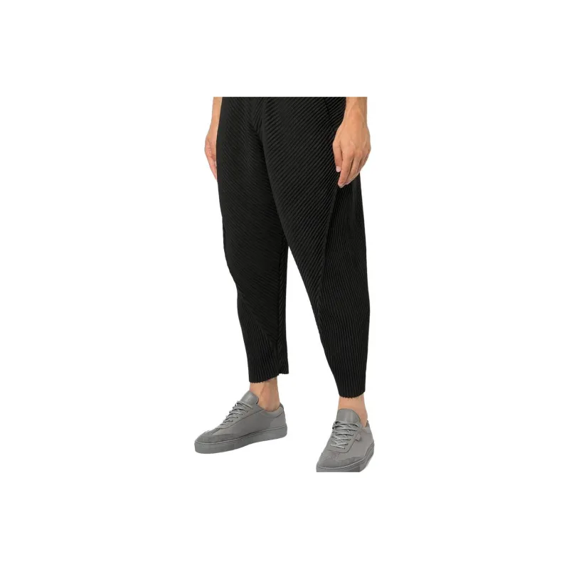 Homme Plissé Issey Miyake SS23 Casual Pants Men's Black-4