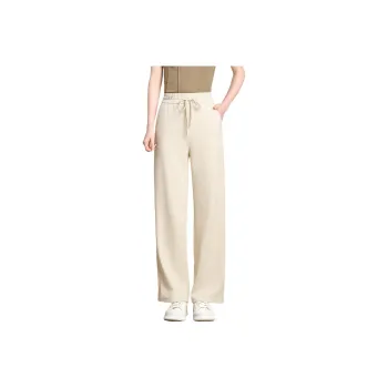 FENHONGMALI Casual Pants Women's Beige