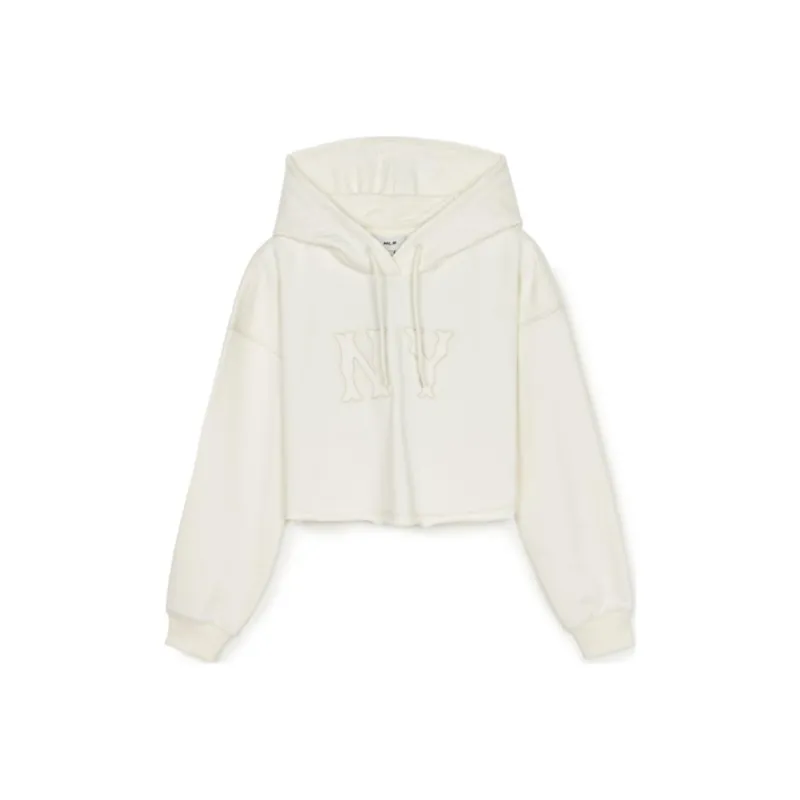 MLB New York Yankees Sweatshirt Women's Cream-0