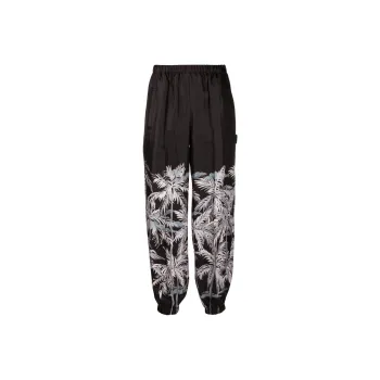 PALM ANGELS Knitted Sweatpants Women's Black