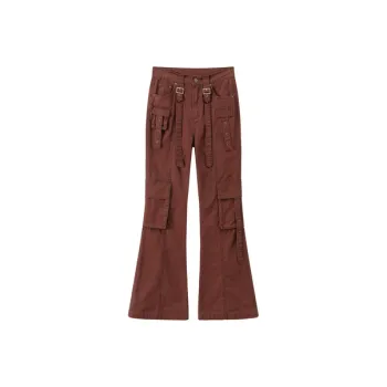 CHUU Casual Pants Women's Burgundy