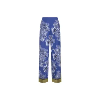 ETRO Bandana Print Straight Leg Trousers