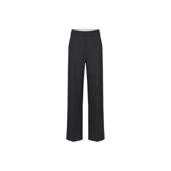 ARITZIA Wilfred Limitless Pant Casual Pants Women's DkNtNvy Grey Pnstrp/Deep Blue Gray